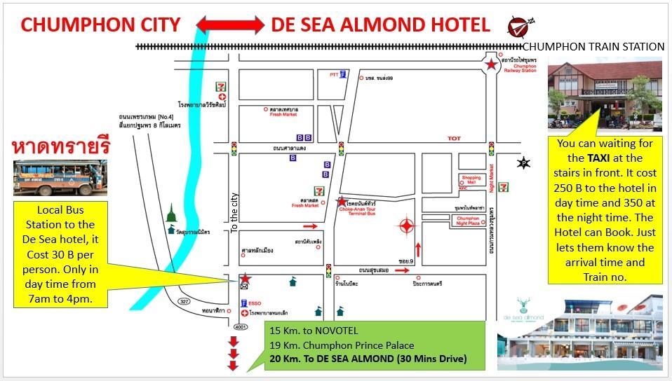 Hotel De Sea Almond à Chumpon Extérieur photo